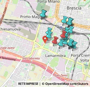 Mappa Via Domenico Viotto, 25125 Brescia BS, Italia (0.886)