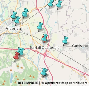 Mappa Via Degli Autieri, 36040 Torri di Quartesolo VI, Italia (5.03286)