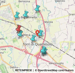 Mappa Via Degli Autieri, 36040 Torri di Quartesolo VI, Italia (1.89364)