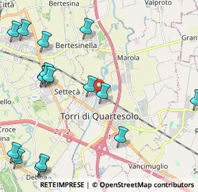 Mappa Via Degli Autieri, 36040 Torri di Quartesolo VI, Italia (2.82063)