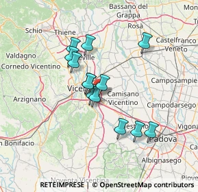 Mappa Via Degli Autieri, 36040 Torri di Quartesolo VI, Italia (10.93462)