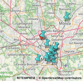 Mappa Piazza Pietro Gasparri, 20161 Milano MI, Italia (7.06154)