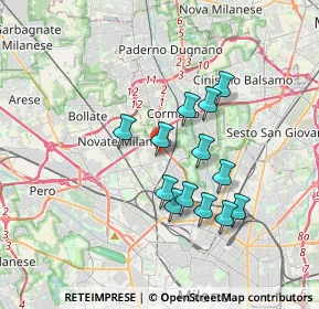 Mappa Piazza Pietro Gasparri, 20161 Milano MI, Italia (2.99077)