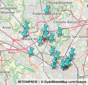 Mappa Piazza Pietro Gasparri, 20161 Milano MI, Italia (3.944)