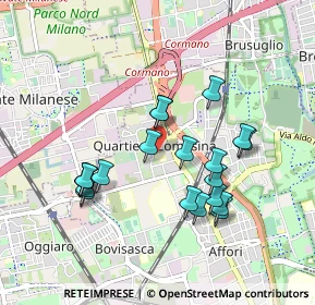 Mappa Piazza Pietro Gasparri, 20161 Milano MI, Italia (0.862)