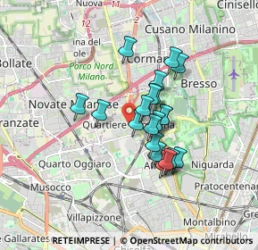Mappa Piazza Pietro Gasparri, 20161 Milano MI, Italia (1.258)