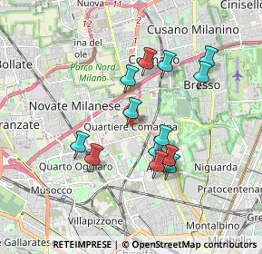 Mappa Piazza Pietro Gasparri, 20161 Milano MI, Italia (1.58385)