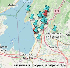 Mappa Via Pralesi, 37011 Bardolino VR, Italia (5.84688)