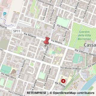 Mappa Corso Europa, 257, 20062 Cassano d'Adda, Milano (Lombardia)