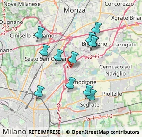 Mappa Via Enrico Fermi, 20093 Cologno Monzese MI, Italia (3.22583)