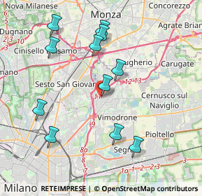 Mappa Via Enrico Fermi, 20093 Cologno Monzese MI, Italia (4.00818)