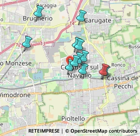 Mappa Via Cesare Battisti, 20063 Cernusco sul Naviglio MI, Italia (1.34417)