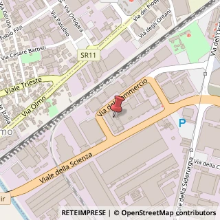 Mappa Via del Commercio, 10, 36100 Vicenza, Vicenza (Veneto)