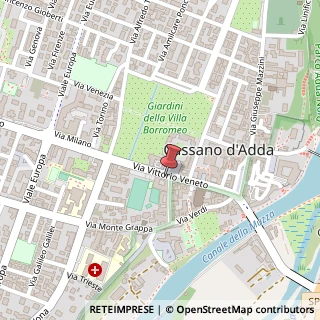Mappa Via Vittorio Veneto, 75, 20062 Cassano d'Adda, Milano (Lombardia)