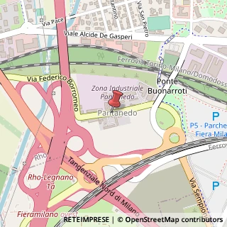 Mappa Via borromeo federico 4, 20017 Rho, Milano (Lombardia)