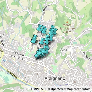 Mappa Via Giovanni Verga, 36071 Arzignano VI, Italia (0.23704)