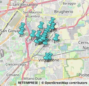 Mappa Via Goffredo Mameli, 20093 Cologno Monzese MI, Italia (0.9835)