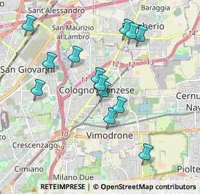 Mappa Via Goffredo Mameli, 20093 Cologno Monzese MI, Italia (1.78692)