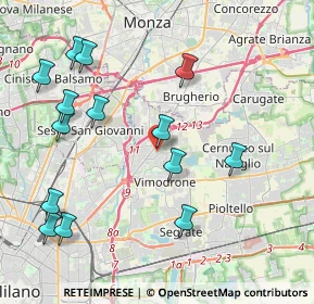 Mappa Via Goffredo Mameli, 20093 Cologno Monzese MI, Italia (4.63214)