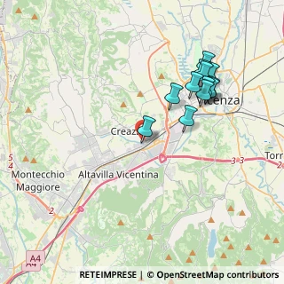 Mappa Via Palladio, 36051 Creazzo VI, Italia (3.79417)