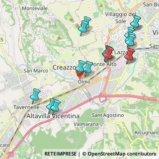 Mappa Via Palladio, 36051 Creazzo VI, Italia (2.38765)