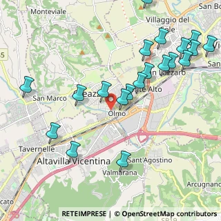 Mappa Via Palladio, 36051 Creazzo VI, Italia (2.459)