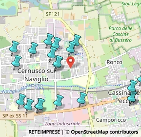 Mappa Via Gaetano Donizetti, 20063 Cernusco sul Naviglio MI, Italia (1.234)