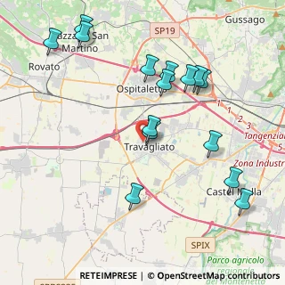 Mappa Via Don Luigi Sturzo, 25039 Travagliato BS, Italia (4.412)