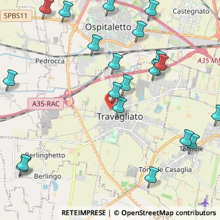 Mappa Via Don Luigi Sturzo, 25039 Travagliato BS, Italia (2.8495)