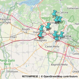 Mappa Via Don L. Sturzo, 25039 Travagliato BS, Italia (6.89091)