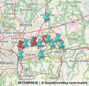 Mappa Via Naviglio, 20063 Cernusco sul Naviglio MI, Italia (5.52833)