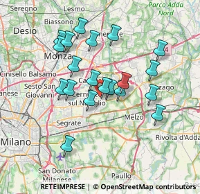 Mappa Via Naviglio, 20063 Cernusco sul Naviglio MI, Italia (6.3875)