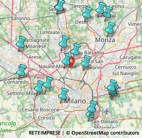 Mappa Via Giuditta e Giulia Grisi, 20161 Milano MI, Italia (9.244)