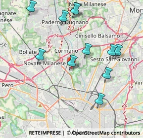 Mappa Via Giuditta e Giulia Grisi, 20161 Milano MI, Italia (4.27455)