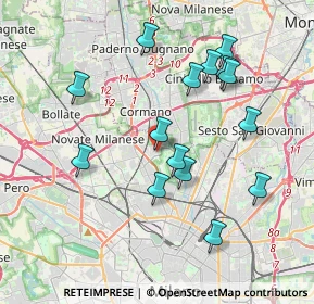 Mappa Via Giuditta e Giulia Grisi, 20161 Milano MI, Italia (3.774)
