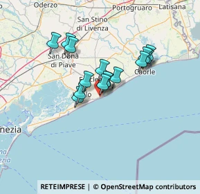 Mappa Accesso al Mare di Piazza Europa, 30016 Jesolo VE, Italia (9.90267)