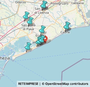 Mappa Accesso al Mare di Piazza Europa, 30016 Jesolo VE, Italia (12.69)