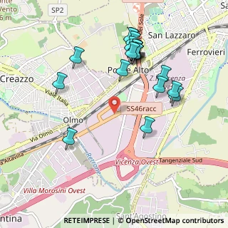 Mappa Via della Ceramica, 36100 Vicenza VI, Italia (1.0255)