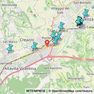 Mappa Via della Ceramica, 36100 Vicenza VI, Italia (2.5175)
