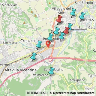 Mappa Via della Ceramica, 36100 Vicenza VI, Italia (1.99417)