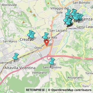 Mappa Via della Ceramica, 36100 Vicenza VI, Italia (2.72722)