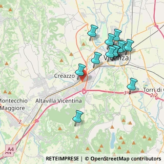Mappa Via della Ceramica, 36100 Vicenza VI, Italia (3.95231)
