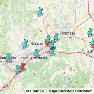 Mappa Via della Ceramica, 36100 Vicenza VI, Italia (4.64929)