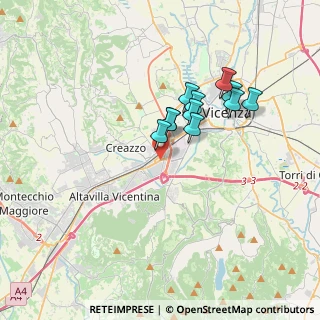 Mappa Via della Ceramica, 36100 Vicenza VI, Italia (2.74909)