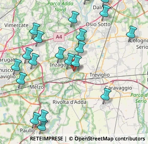 Mappa Piazza Giuseppe Perrucchetti, 20062 Cassano d'Adda MI, Italia (9.709)