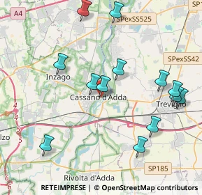 Mappa Piazza Giuseppe Perrucchetti, 20062 Cassano d'Adda MI, Italia (4.31385)