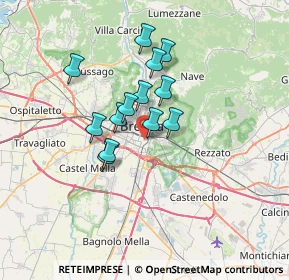 Mappa Via Cremona, 25124 Brescia BS, Italia (5.06538)