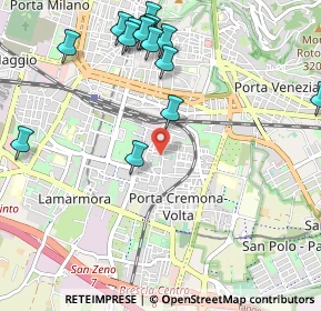 Mappa Via Cremona, 25124 Brescia BS, Italia (1.23333)