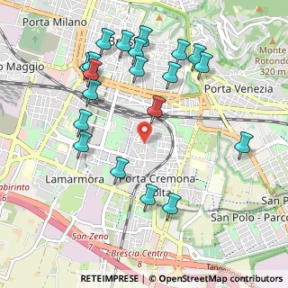 Mappa Via Cremona, 25124 Brescia BS, Italia (1.1115)