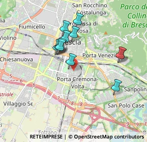 Mappa Via Cremona, 25124 Brescia BS, Italia (1.6225)